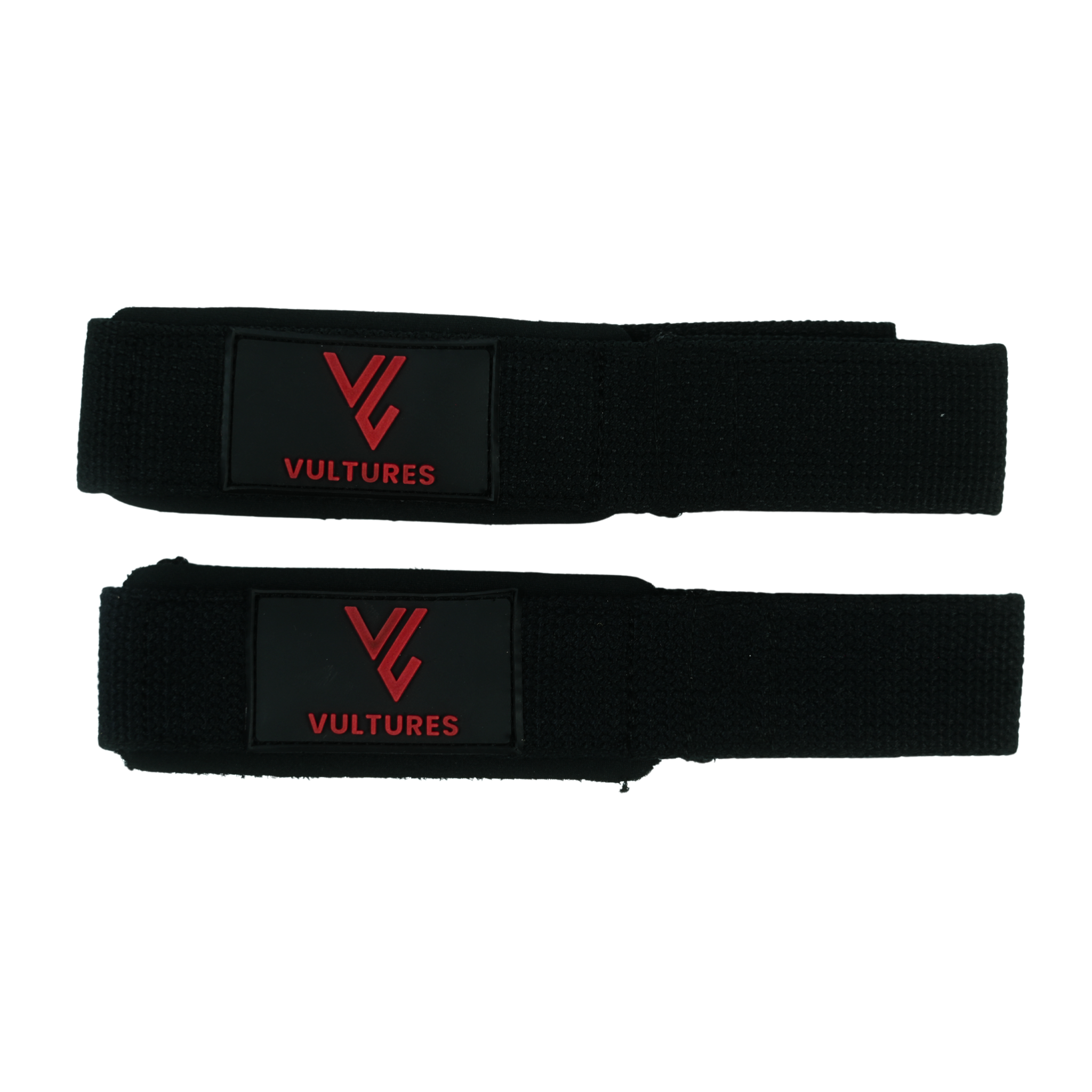 Train Wild Lifting Straps - Black & Red