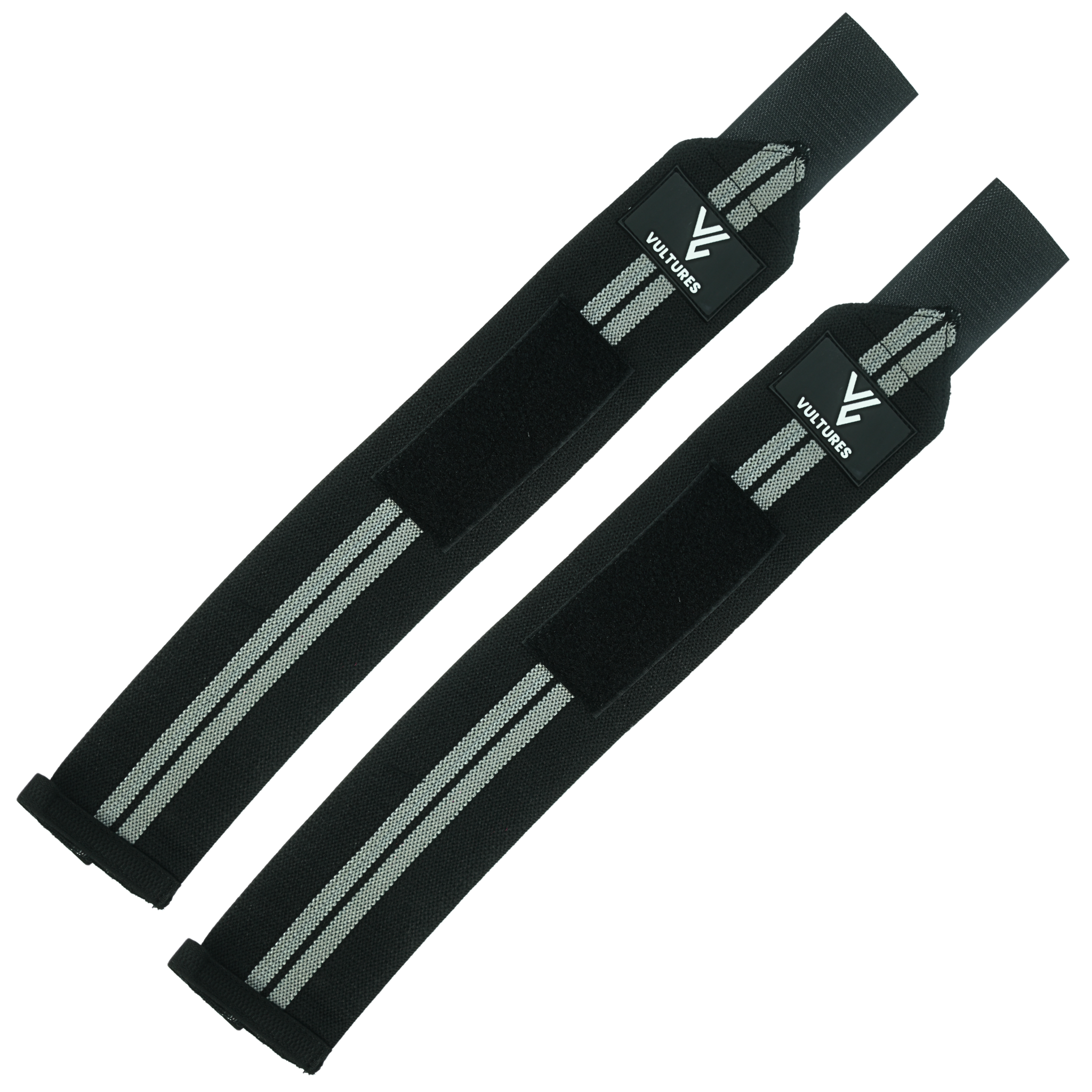 Vultures Black & Gray Wrist Wraps