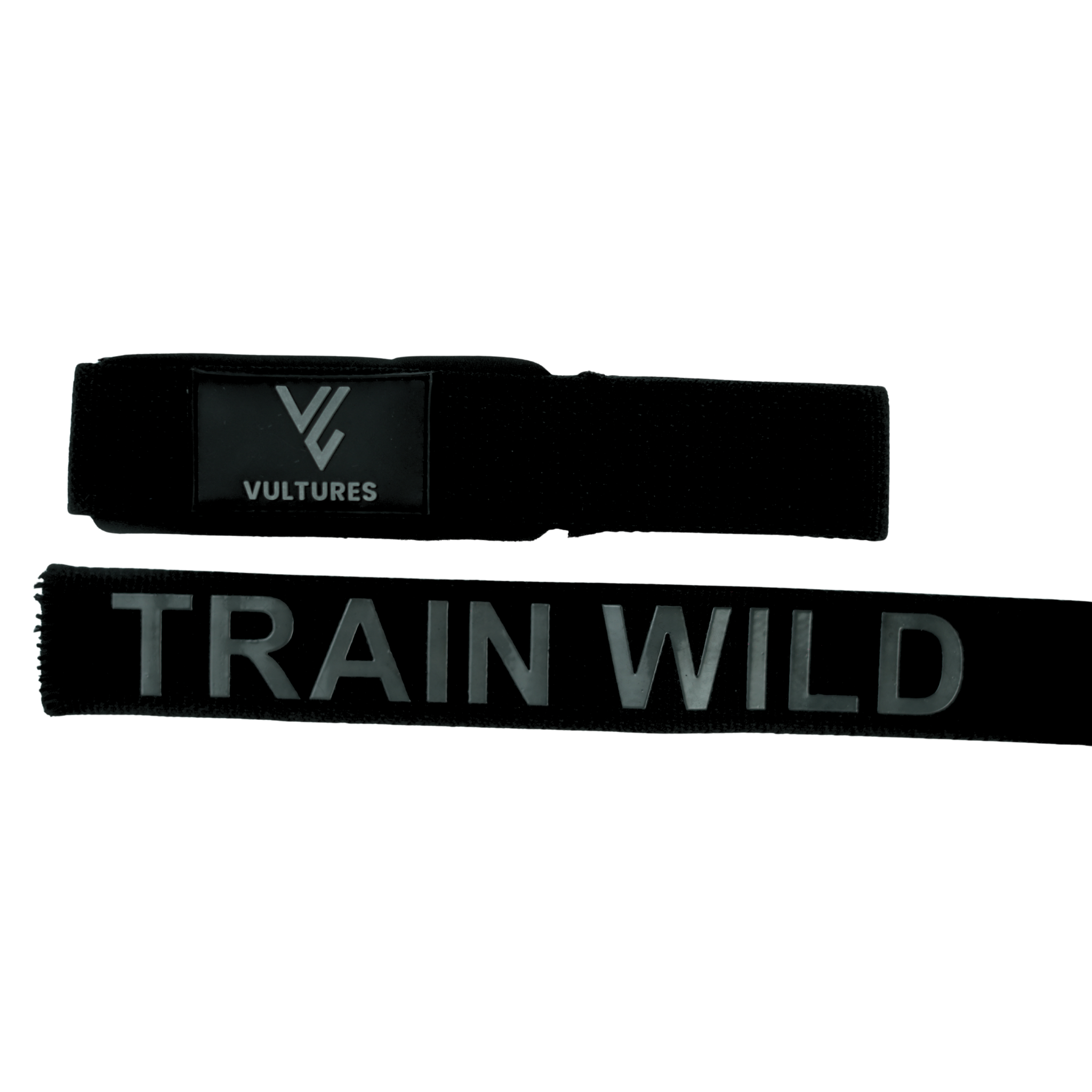 Train Wild Lifting Straps - Black & Gray
