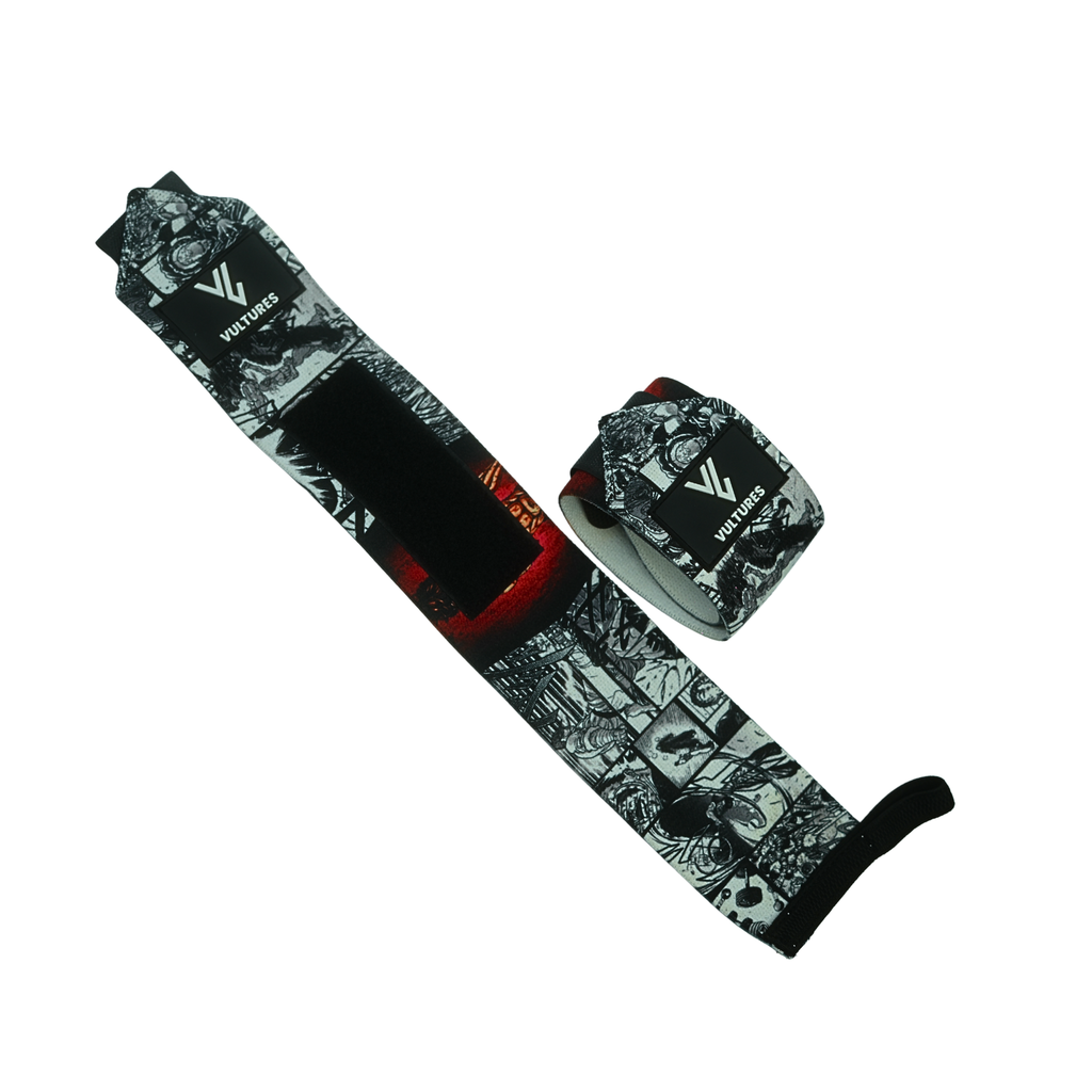 Baki Hanma Animated Wrist Wraps