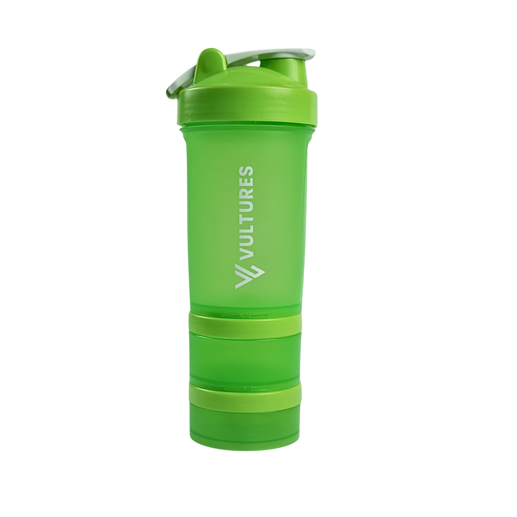 Multi-Compartment Shaker Bottle - Green