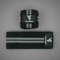 Vultures Knee Wraps (Black with grey stripes)